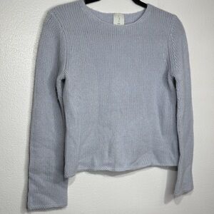Light grey Joie cashmere knit sweater Small